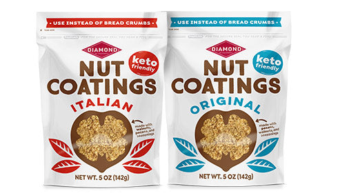 Packages of nut coatings