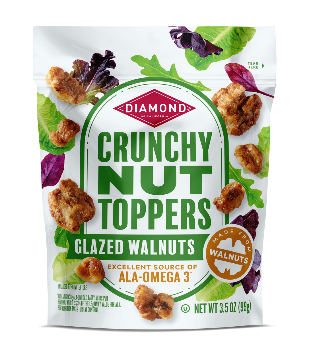 Glazed Walnut Crunchy Nut Toppers – Diamond Nuts Store