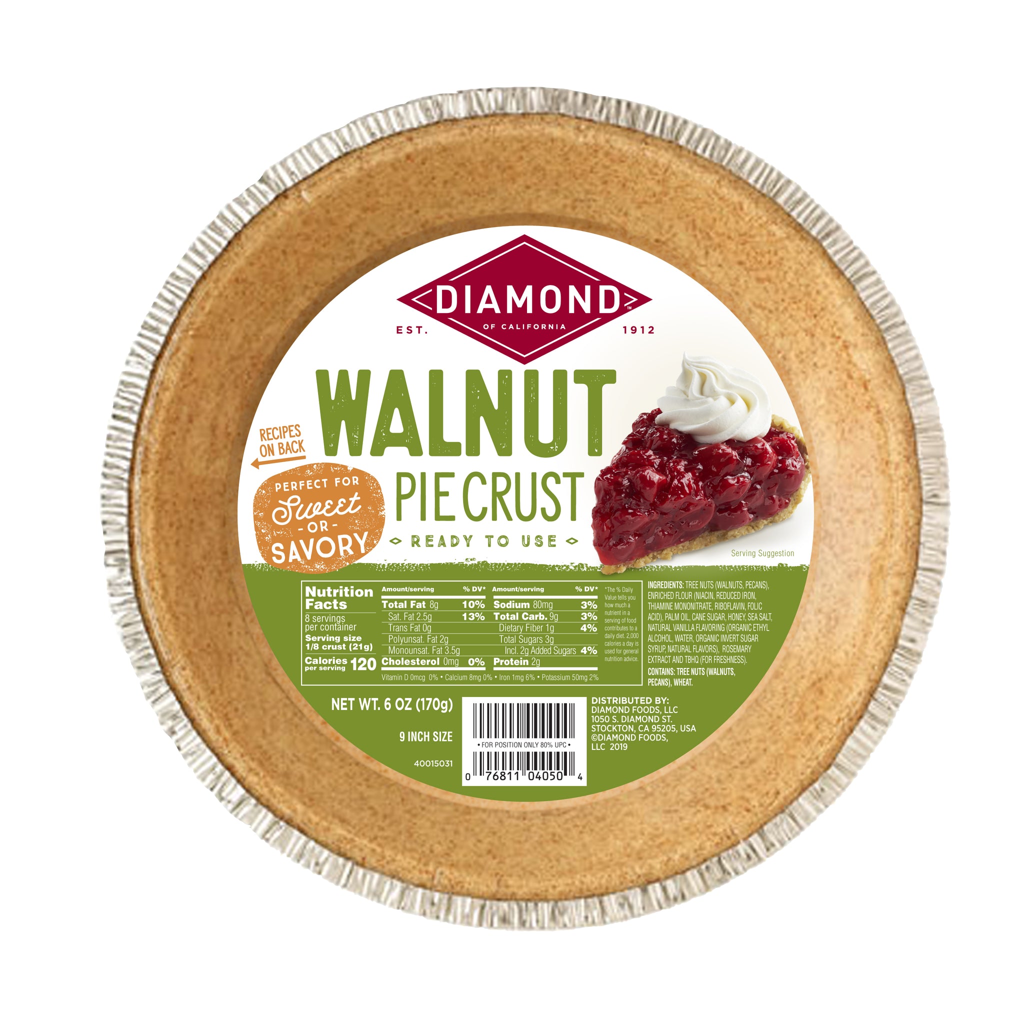 Nut Pie Crusts Diamond Nuts Store